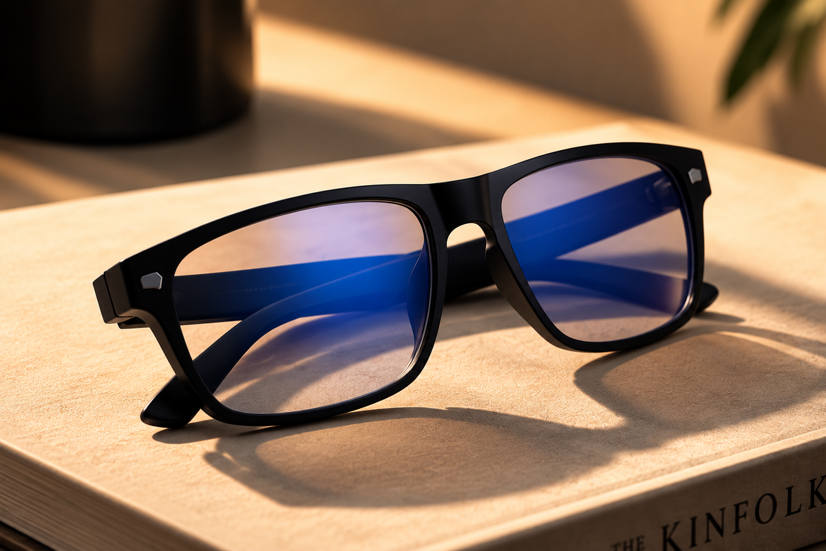 Matte Black Blue Light Glasses