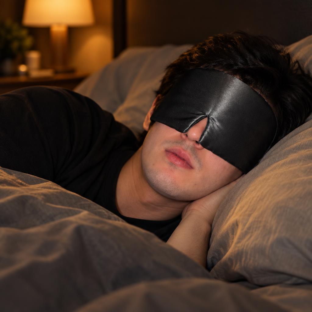 Luxury Silk Sleep Mask – 100% Blackout & Zero Eye Pressure